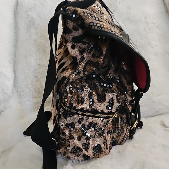 Juicy Couture Brown and Black Leopard Backpack - Picture 15 of 17